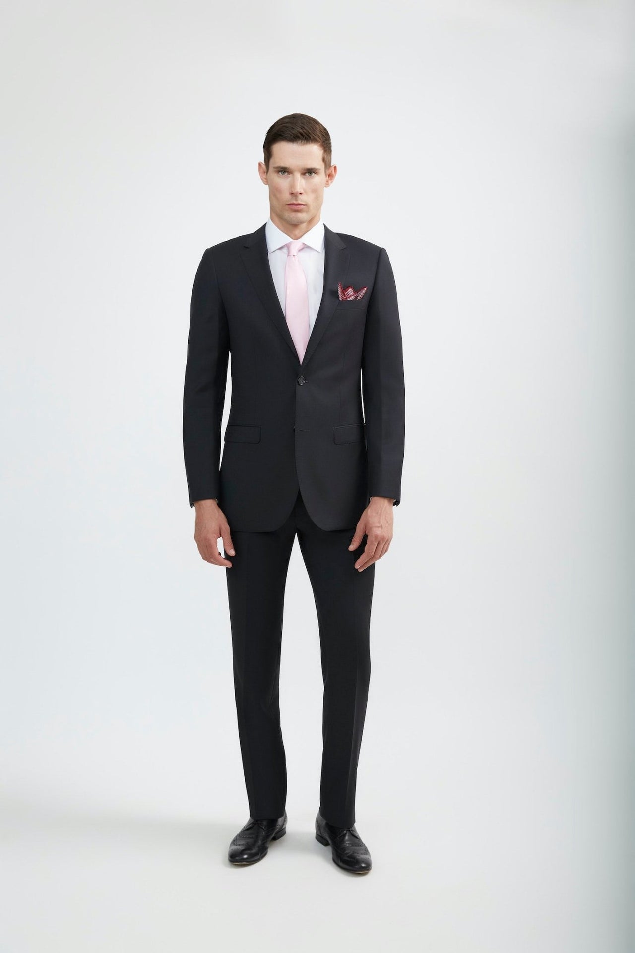 luxurious 100 super fine italian wool charcoal grey suit